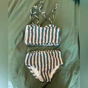 FIN AND VINCE
Smocked Bikini - Watermelon Stripe